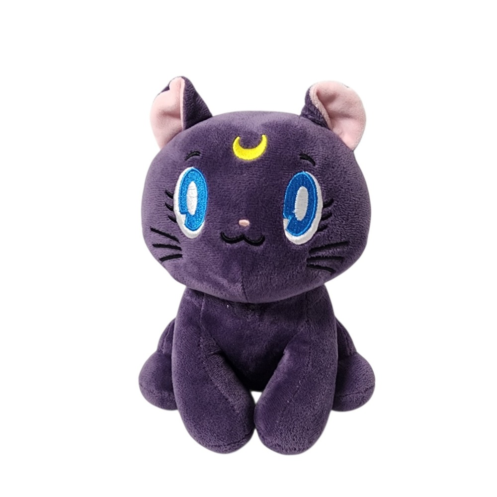 Sailor‎ Moon Luna Cat Plush Stuffed Animal Dark Purple Anime Toy